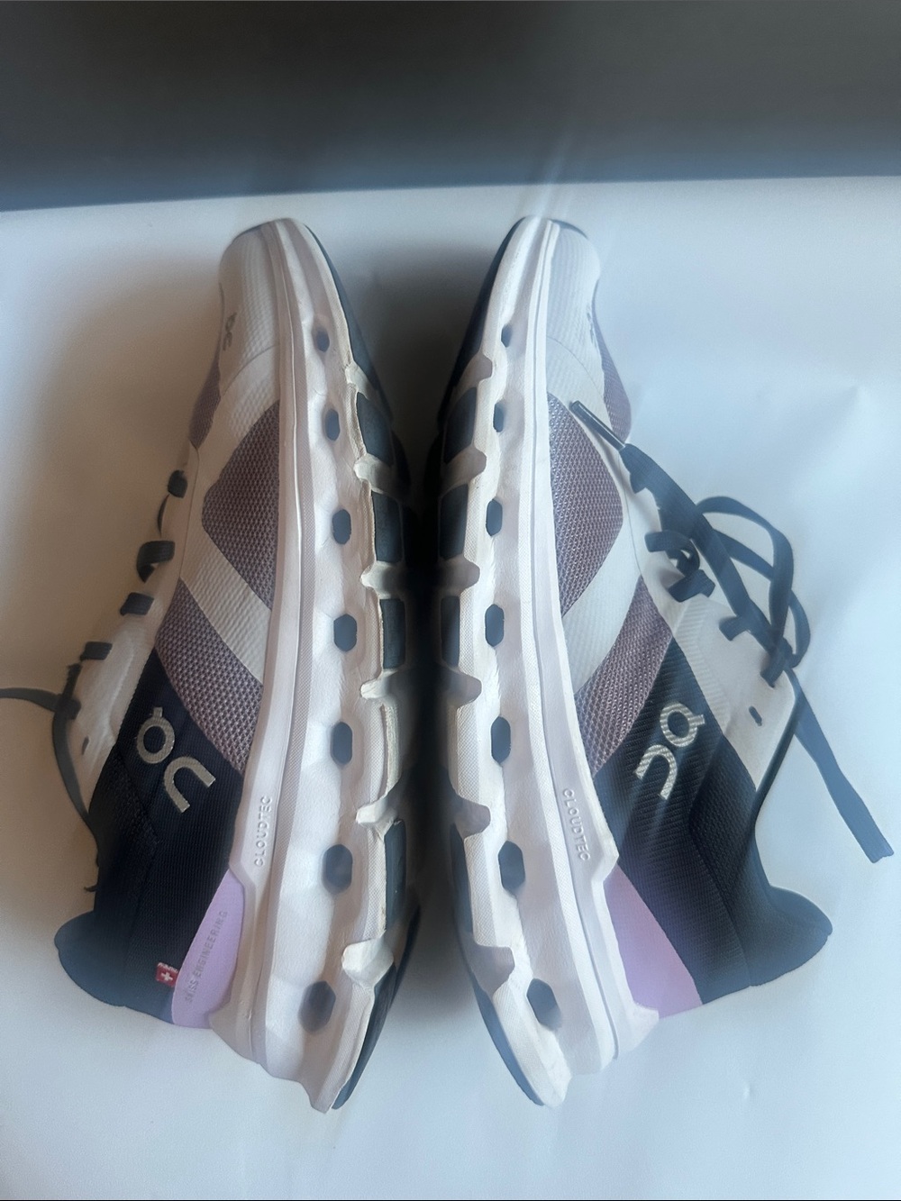 Cloudrunner Sneakers 
Black White and Lavender Runner Sneakers - Picture 3 of 6